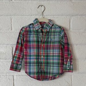 Polo by Ralph Lauren Kids Colorful Plaid Shirt
